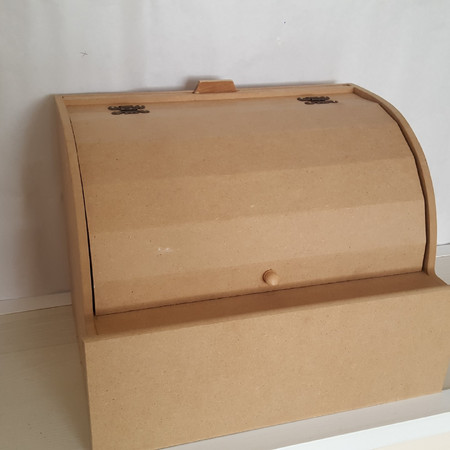 Заготовки за декупаж от МДФ  МДФ заготовки  Кутия за хляб с дъска и отделение за ножове Е339